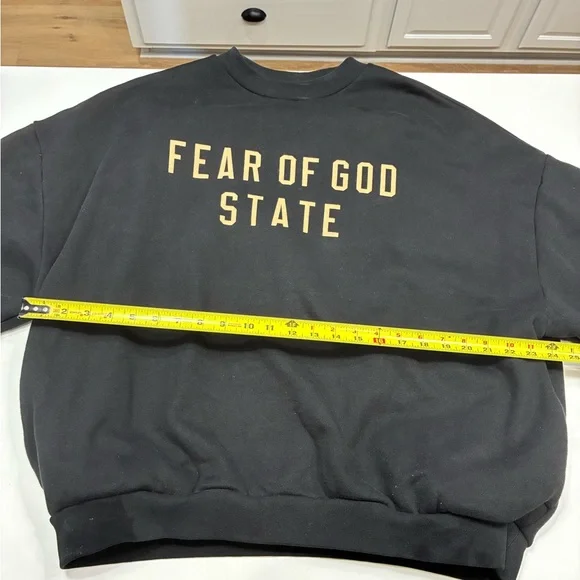 Essentials Fear Of God State crewneck black size L - Picture 2 of 5